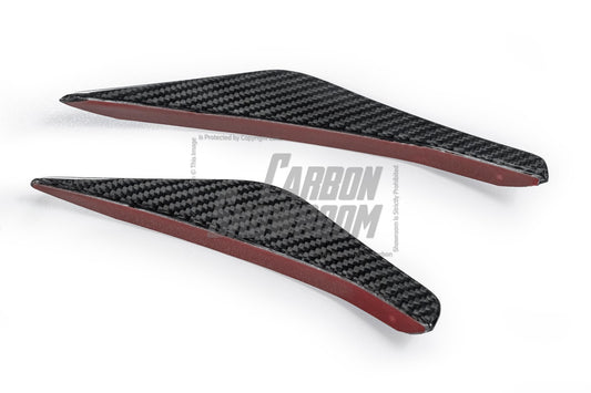 Tesla Model 3 Highland 2024-ON with Aftermarket Parts - Front Canards Pre-preg Carbon Fiber from Karbel Carbon