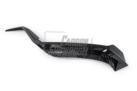 Tesla Model 3 Highland 2024-ON with Aftermarket Parts - Front Lip Dry Pre-preg Carbon Fiber/FRP from Karbel Carbon