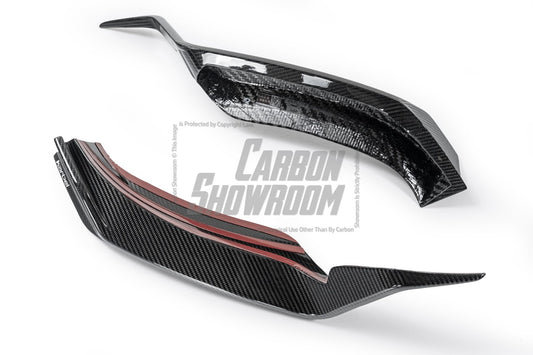Tesla Model 3 Highland 2024-ON with Aftermarket Parts - Front Lip Dry Pre-preg Carbon Fiber/FRP from Karbel Carbon