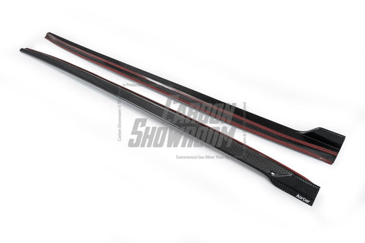 Karbel Carbon Side Skirts for Tesla Model 3 Highland / P 2024-ON Dry Pre-preg Carbon Fiber