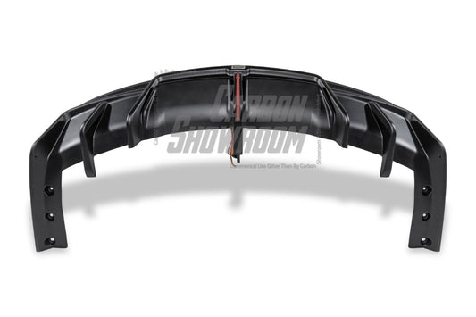 Tesla Model 3 Highland / Performance 2024-ON with Aftermarket Parts - With Light Style Rear Diffuser & Canards Dry Pre-preg Carbon Fiber/FRP from Karbel Carbon