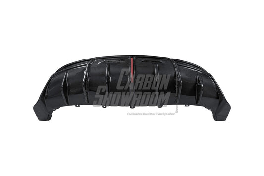 Tesla Model Y 2020-ON with Aftermarket Parts - Rear Diffuser Pre-preg Carbon Fiber from Karbel Carbon