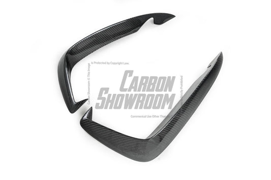 Audi S3 A3 (with S-bumper) 8.5V 2017 2018 2019 2020 with Aftermarket Parts - Upper Valences Pre-preg Carbon Fiber from Karbel Carbon