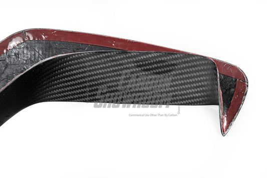 Audi S3 A3 (with S-bumper) 8.5V 2017 2018 2019 2020 with Aftermarket Parts - Upper Valences Pre-preg Carbon Fiber from Karbel Carbon
