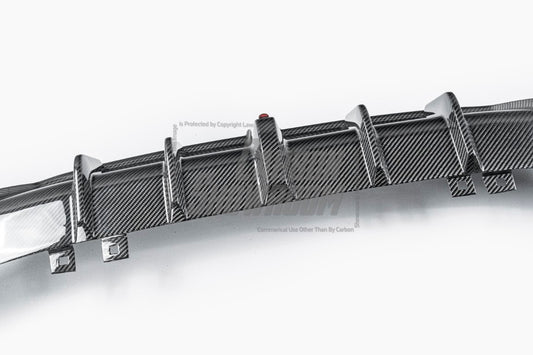 Volkswagen Arteon CC SE R-Line/SEL/SEL 4MOTION/SEL Premium 4MOTION/R-Line/R-Line 4MOTION (Both Fits Pre-facelift & Facelift) 2019 2020 2021 2022 2023 with Aftermarket Parts - with Light Rear Diffuser Dry Pre-preg Carbon Fiber from Karbel Carbon