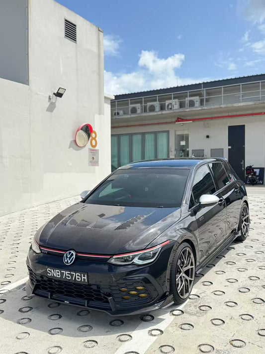 Volkswagen Golf R / GTI / Golf MK8 2022-ON with Aftermarket Parts - Hood Pre-preg Carbon Fiber from Karbel Carbon