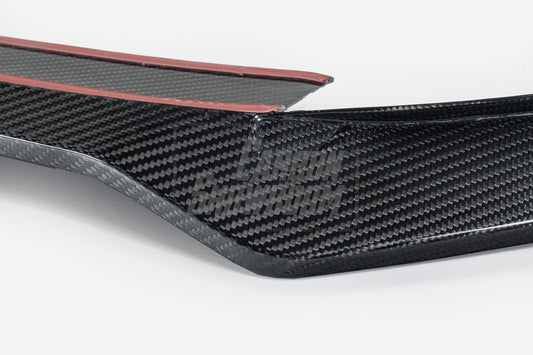 Volkswagen GTI MK8 2022 2023 2024 with Aftermarket Parts - V2 Front Lip Dry Pre-preg Carbon Fiber/FRP from Karbel Carbon