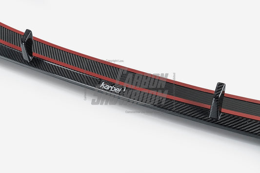 Volkswagen GTI MK8 2022 2023 2024 with Aftermarket Parts - V2 Front Lip Dry Pre-preg Carbon Fiber/FRP from Karbel Carbon