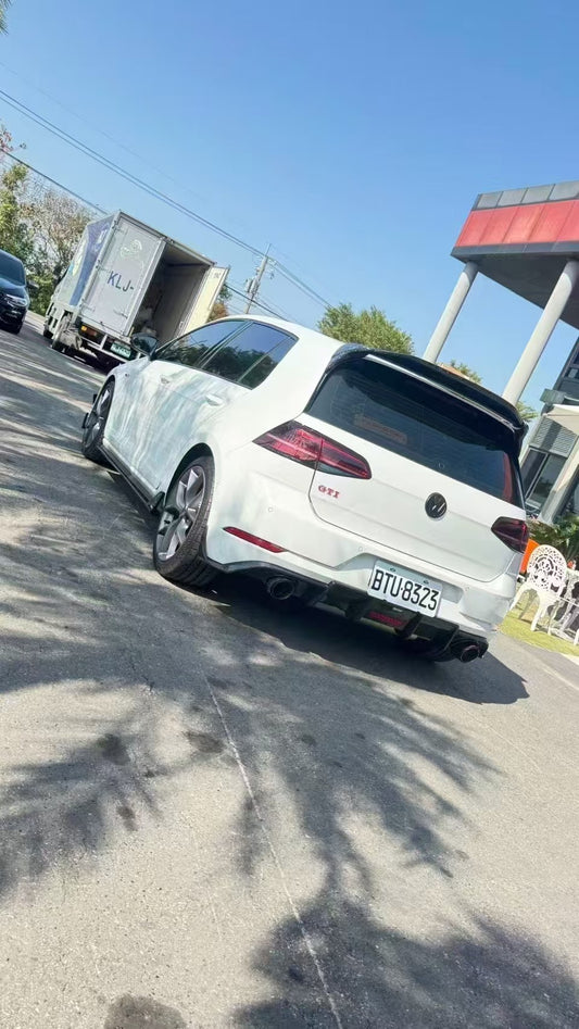 Volkswagen GTI MK7.5 2018 2019 2020 2021 with Aftermarket Parts - Rear Diffuser Pre-preg Carbon Fiber from Karbel Carbon