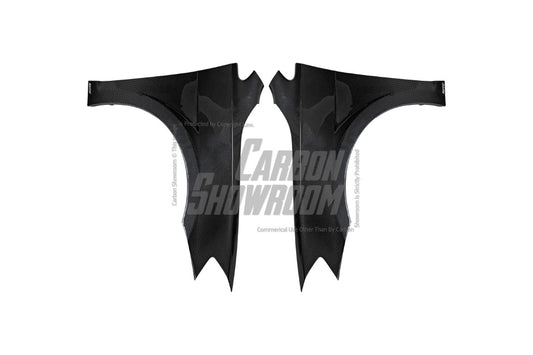 Volkswagen Golf R / GTI MK7.5 2018 2019 2020 2021 with Aftermarket Parts - Front Fenders Pre-preg Carbon Fiber from Karbel Carbon
