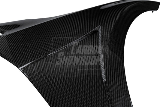Volkswagen Golf R / GTI MK7.5 2018 2019 2020 2021 with Aftermarket Parts - Front Fenders Pre-preg Carbon Fiber from Karbel Carbon