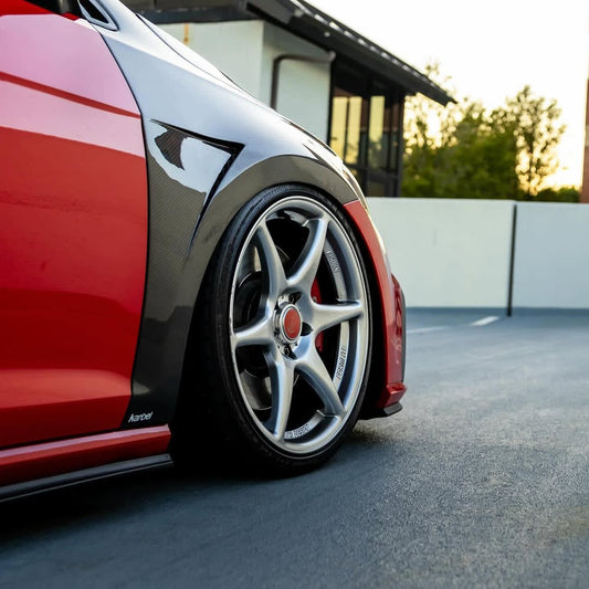 Karbel Carbon Dry Carbon Fiber Front Fenders for Volkswagen Golf & GTI & Golf R MK7.5 - Performance SpeedShop