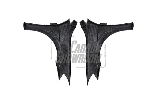 Volkswagen Golf R / GTI MK7.5 2018 2019 2020 2021 with Aftermarket Parts - Front Fenders Pre-preg Carbon Fiber from Karbel Carbon