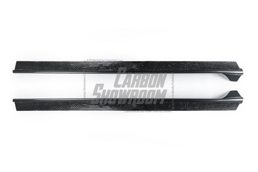 Volkswagen Golf R / GTI / Golf MK7.5 2018 2019 2020 2021 with Aftermarket Parts - Side Skirts Pre-preg Carbon Fiber from Karbel Carbon