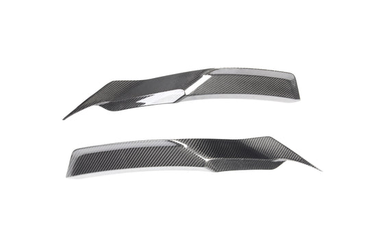 Lamborghini Huracan EVO AWD RWD 2020 2021 2022 2023 2024 with Aftermarket Parts - Rear Bumper Upper Side Trim Dry Pre-preg Carbon Fiber from Ventus Veloce
