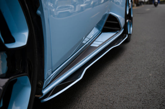 Lamborghini Huracan LP580 LP610 Evo RWD AWD Tecnica Performante 2015 2016 2017 2018 2019 2020 2021 2022 2023 2024 with Aftermarket Parts - Side Skirts Dry Pre-preg Carbon Fiber from Ventus Veloce