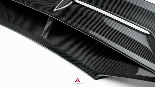 Lamborghini Huracan Tecnica Performante Evo LP610 LP580 2015 2016 2017 2018 2019 2020 2021 2022 2023 2024 with Aftermarket Parts - ART Rear Wing Dry Pre-preg Carbon Fiber from ArmorExtend
