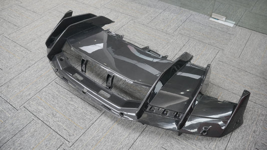 Lamborghini Revuelto 2024-ON with Aftermarket Parts - OEM Style Rear Diffuser Dry Pre-preg Carbon Fiber from Aero Republic