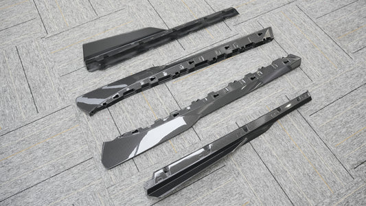 Lamborghini Revuelto 2024-ON with Aftermarket Parts - OEM Style Side Skirts Dry Pre-preg Carbon Fiber from Aero Republic