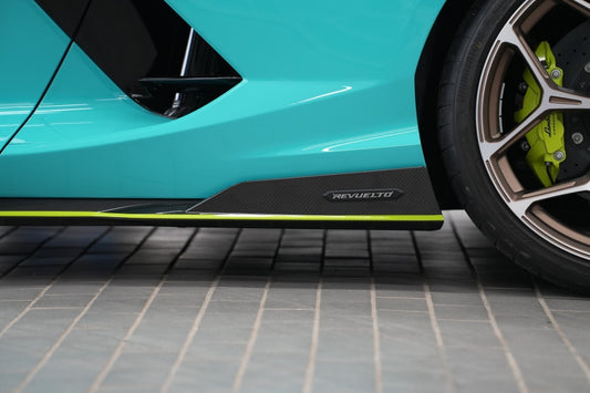 Lamborghini Revuelto 2024-ON with Aftermarket Parts - OEM Style Side Skirts Dry Pre-preg Carbon Fiber from Aero Republic