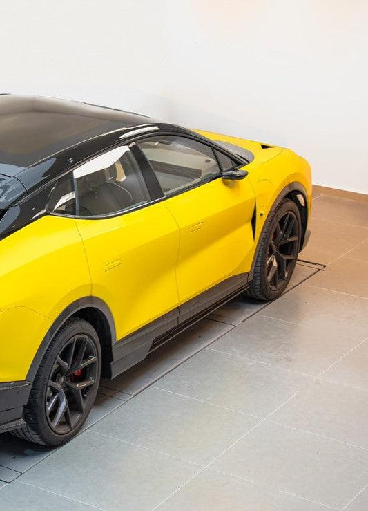 Lotus Eletre 2023 2024 with Aftermarket Parts - PK Style Side Skirt Pre-preg Carbon Fiber from Ventus Veloce