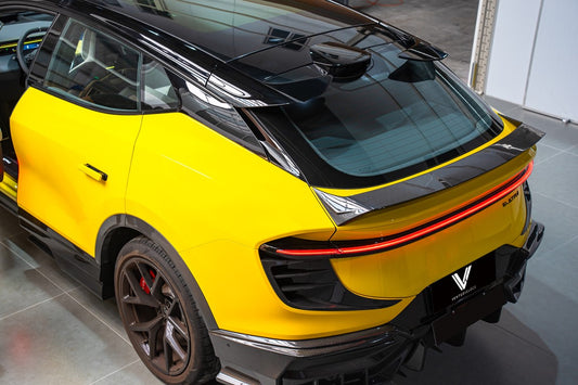 Lotus Eletre 2023 2024 with Aftermarket Parts - PK Style Rear Vent Trim Pre-preg Carbon Fiber from Ventus Veloce