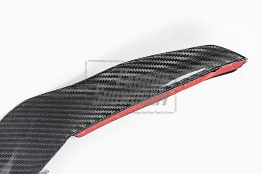 Lotus Emira 3.6 V6 2.0 Four-cylinder 2022-ON with Aftermarket Parts - AE Front Canards?Carbon Fiber from ArmorExtend