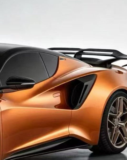 Lotus Emira 3.6 V6 2.0 Four-cylinder 2022-ON with Aftermarket Parts - ART Side Intake Vent Scoop Dry Pre-preg Carbon Fiber from ArmorExtend