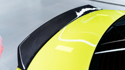 BMW M4 G82 2021-ON 4 Series G22 430i M440i 2020-ON with Aftermarket Parts - Carbon Fiber Rear Wing & Spoiler from Karbel Carbon