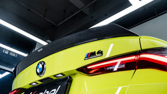 BMW M4 G82 2021-ON 4 Series G22 430i M440i 2020-ON with Aftermarket Parts - Carbon Fiber Rear Wing & Spoiler from Karbel Carbon