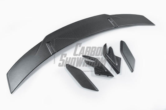 BMW M4 M4C M4CS G82 G83 2021-ON & I4 M50 / e Drive 40 G26 2022-ON & 4 Series Gran Coupe M440 430 G26 2022-ON with Aftermarket Parts - MP Style Rear Wing Carbon Fiber/FRP from ArmorExtend