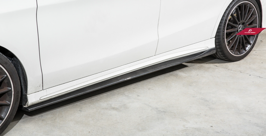 Future Design Carbon C117 2014-2019 CLA-250 CLA-45 AMG Carbon Fiber Side Skirts Ver.2