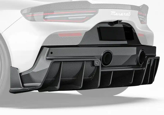 Maserati MC20 2022-ON with Aftermarket Parts - Rear Diffuser Dry Pre-preg Carbon Fiber from Ventus Veloce