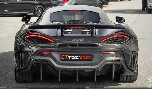 Aero Republic McLaren 540C 570S 570GT Carbon Fiber MSO Diffuser Upgrade to 600LT conversion kit - Performance SpeedShop