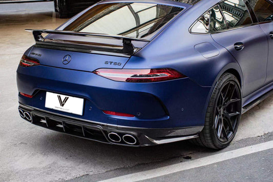 Mercedes-Benz AMG GT 4 Door GT53 GT50 GT43 X290 2019 2020 2021 2022 2023 2024 with Aftermarket Parts - Rear Diffuser Dry Pre-preg Carbon Fiber from Ventus Veloce