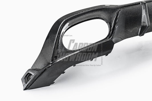 Mercedes Benz A-Class A45/A35/A250/A220 W177 2019 2020 2021 2022 2023 2024 with Aftermarket Parts - AE Style Rear Diffuser Carbon Fiber from ArmorExtend