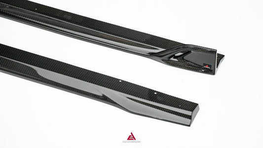 Mercedes Benz AMG GT63 SE Performance/Pro/Base GT55 C192 2025-ON with Aftermarket Parts - ART Side Skirts Dry Pre-preg Carbon Fiber from ArmorExtend