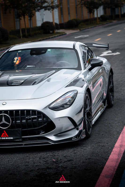 Mercedes Benz AMG GT63 SE Performance/Base C192 2025-ON with Aftermarket Parts - ART Front Canards Dry Pre-preg Carbon Fiber from ArmorExtend