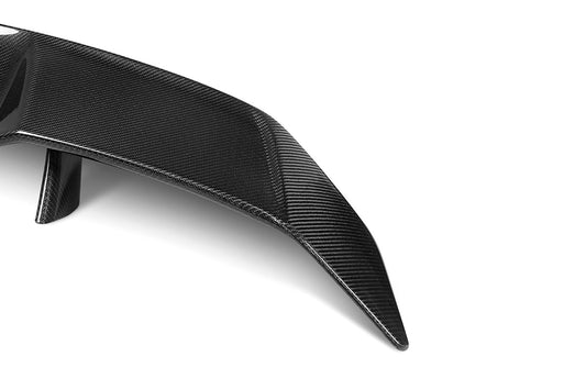 Mercedes Benz AMG GT GTS GTC C190 2015 2016 2017 2018 2019 2020 2021 with Aftermarket Parts - V2 Style Rear Spoiler Wing Carbon Fiber from Ventus Veloce