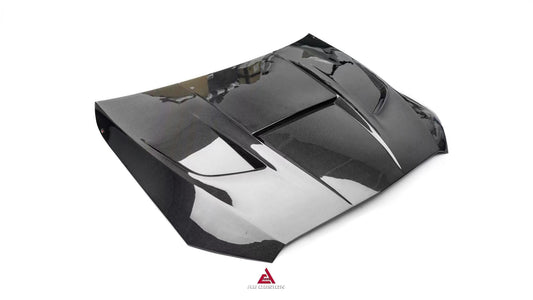 Mercedes Benz C-Class AMG C63 C43 C300 W206 S206 2021-ON with Aftermarket Parts - ART Hood Bonnet Double-sided Pre-preg Carbon Fiber from ArmorExtend