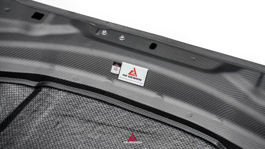 Mercedes Benz C-Class AMG C63 C43 C300 W206 S206 2021-ON with Aftermarket Parts - ART Hood Bonnet Double-sided Pre-preg Carbon Fiber from ArmorExtend