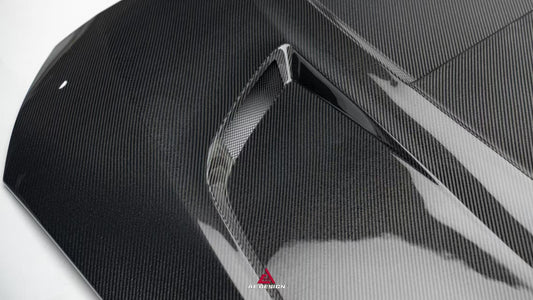 Mercedes Benz C-Class AMG C63 C43 C300 W206 S206 2021-ON with Aftermarket Parts - ART Hood Bonnet Double-sided Pre-preg Carbon Fiber from ArmorExtend