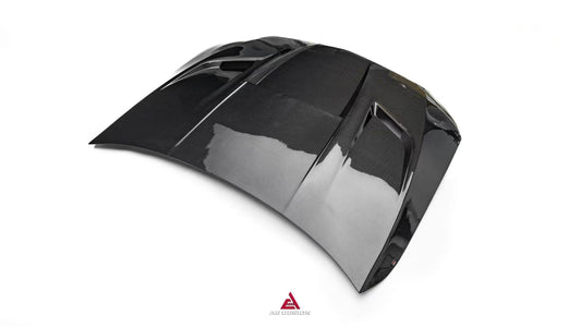 Mercedes Benz C-Class AMG C63 C43 C300 W206 S206 2021-ON with Aftermarket Parts - ART Hood Bonnet Double-sided Pre-preg Carbon Fiber from ArmorExtend