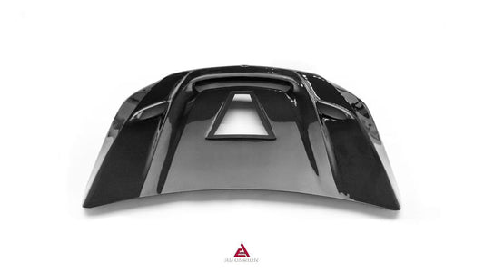 Mercedes Benz GLC-Class AMG GLC63 / 43 / 300 / 250 / 200 W253 X253 C253 (Fits Both Pre-Facelift & Facelift) 2016-2023 with Aftermarket Parts - ART Vented Transparent Glass Style Hood Bonnet Dry Pre-preg Carbon Fiber from ArmorExtend