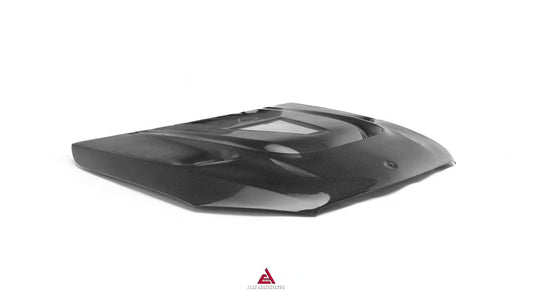 Mercedes Benz GLC-Class AMG GLC63 / 43 / 300 / 250 / 200 W253 X253 C253 (Fits Both Pre-Facelift & Facelift) 2016-2023 with Aftermarket Parts - ART Vented Transparent Glass Style Hood Bonnet Dry Pre-preg Carbon Fiber from ArmorExtend