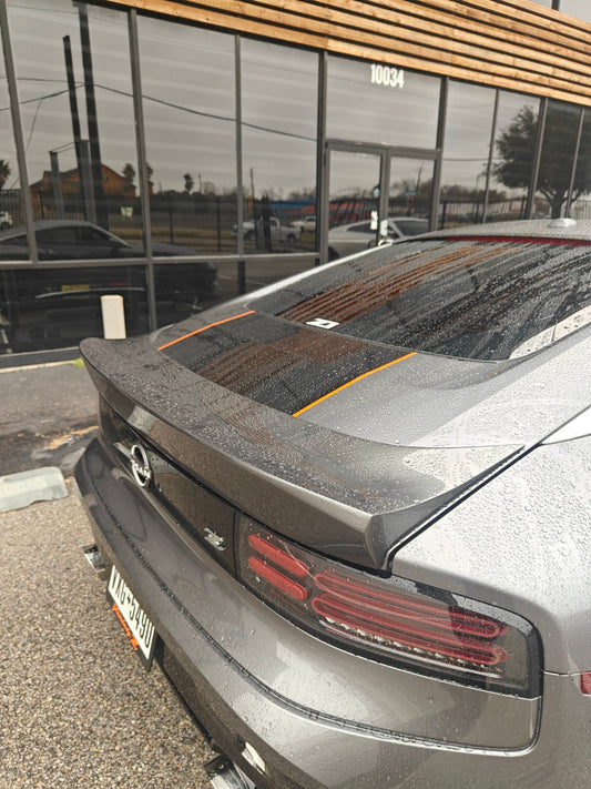 Nissan Z 400Z RZ34 Fairlady 2022-ON with Aftermarket Parts - Ducktail Spoiler Carbon Fiber / FRP from PROJECT WIDEBODY