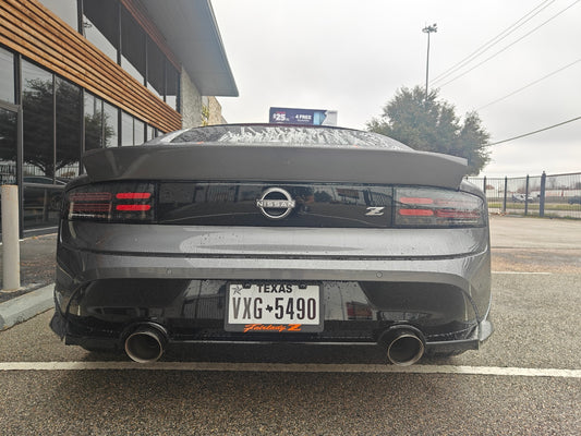 Nissan Z 400Z RZ34 Fairlady 2022-ON with Aftermarket Parts - Ducktail Spoiler Carbon Fiber / FRP from PROJECT WIDEBODY