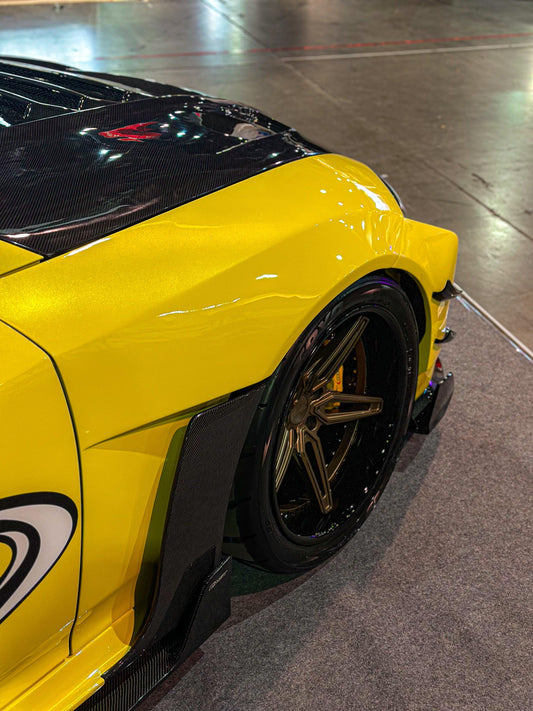 Nissan Z 400Z RZ34 Fairlady 2022-ON with Aftermarket Parts - Front Replacement Fenders Carbon Fiber / FRP from PROJECT WIDEBODY