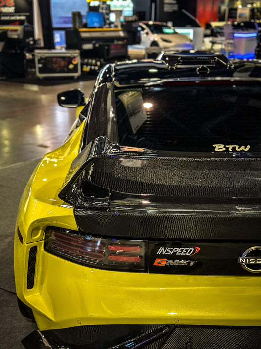 Nissan Z 400Z Nismo Proto Performance Sport RZ34 2023-ON with Aftermarket Parts - PROJECT WIDEBODY Rear Wing Only Carbon Fiber/FRP from PROJECT WIDEBODY