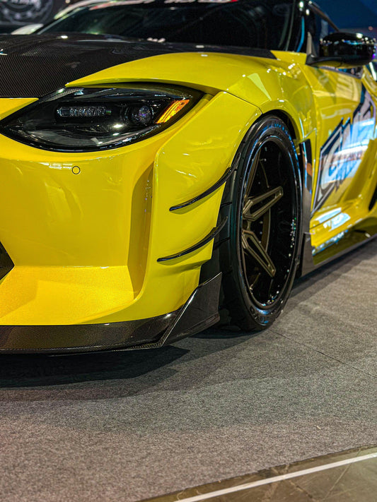 Nissan Z 400Z RZ34 Fairlady 2022-ON with Aftermarket Parts - Front Fender Side Air Blade Carbon Fiber / FRP from PROJECT WIDEBODY